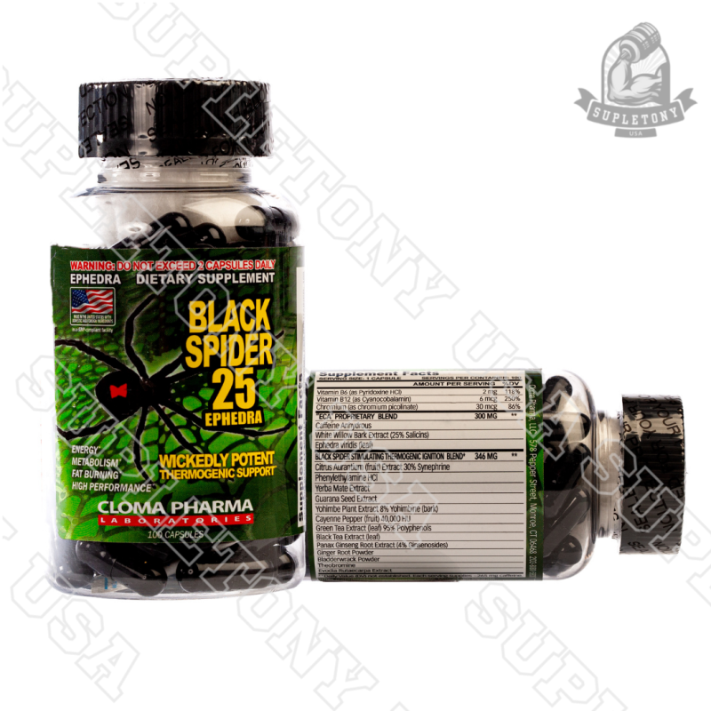 Cloma Pharma Black Spider