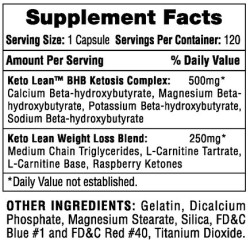 HI-TECH KETO LEAN 120 kapsułek detox ciała wersja z USA